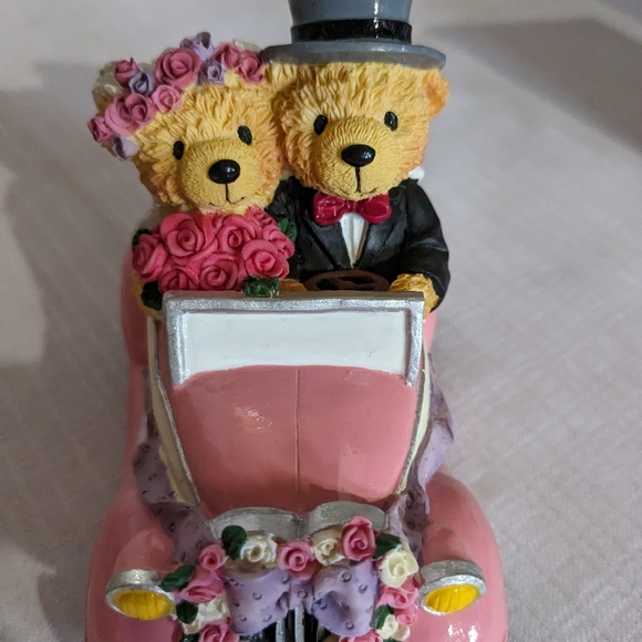 Loveable Teddies "Just Married" newlyweds figurine Avon collectable - Picture 5 of 10
